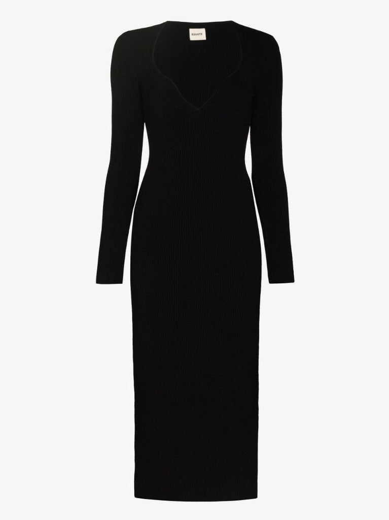 Alessandra Ribbed Midi Dress