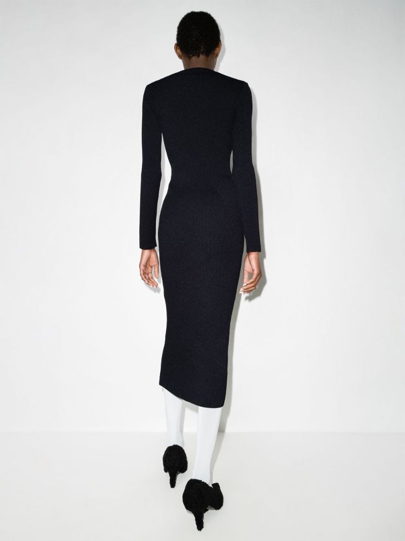 Alessandra Ribbed Midi Dress