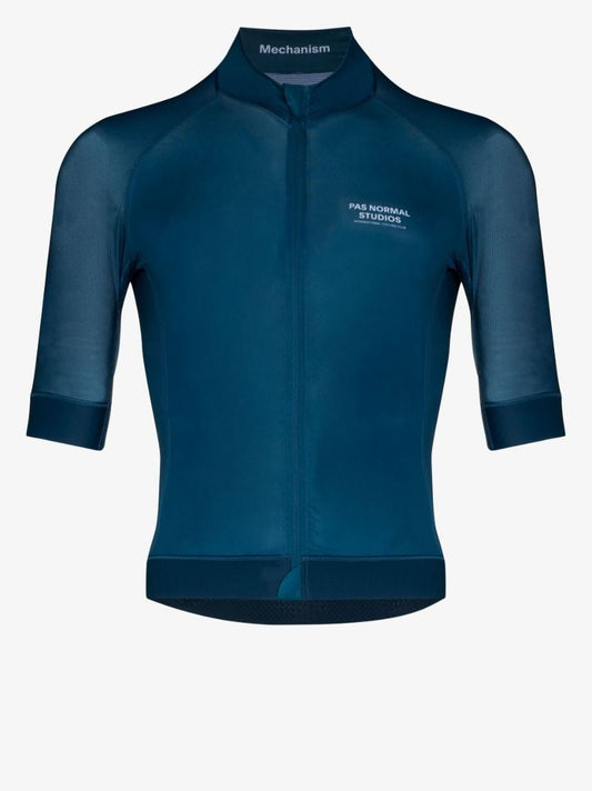 Blue Mechanism Cycling Jersey