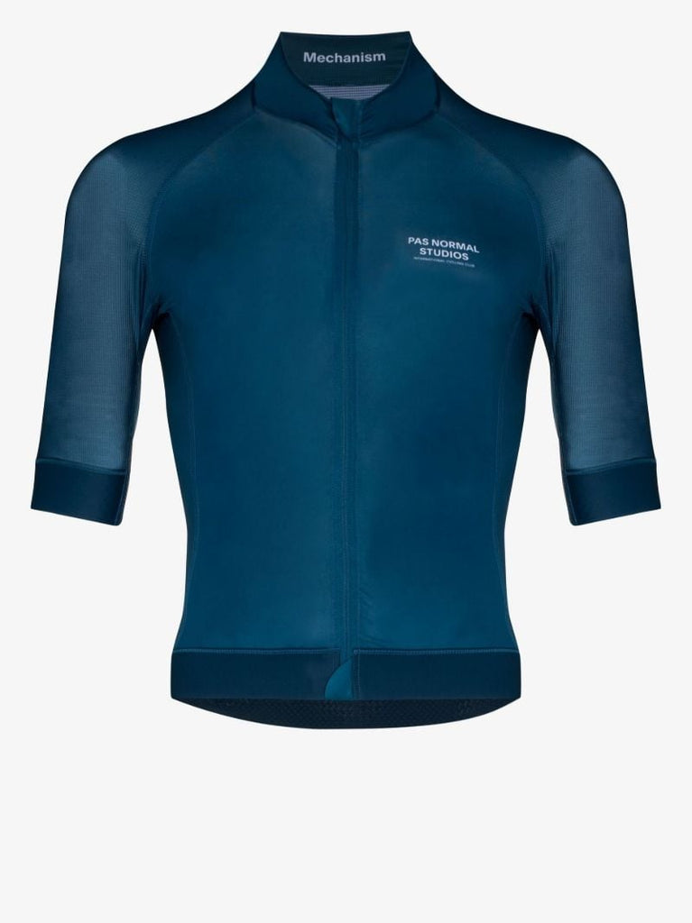 Blue Mechanism Cycling Jersey