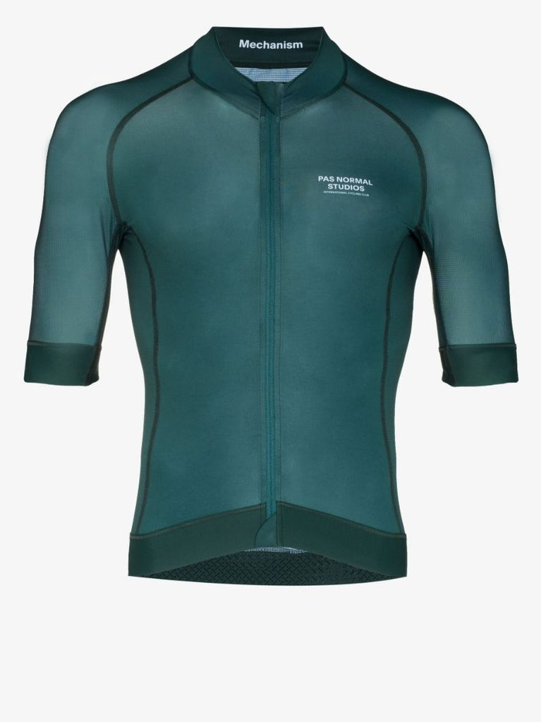 Blue Mechanism Cycling Jersey Top