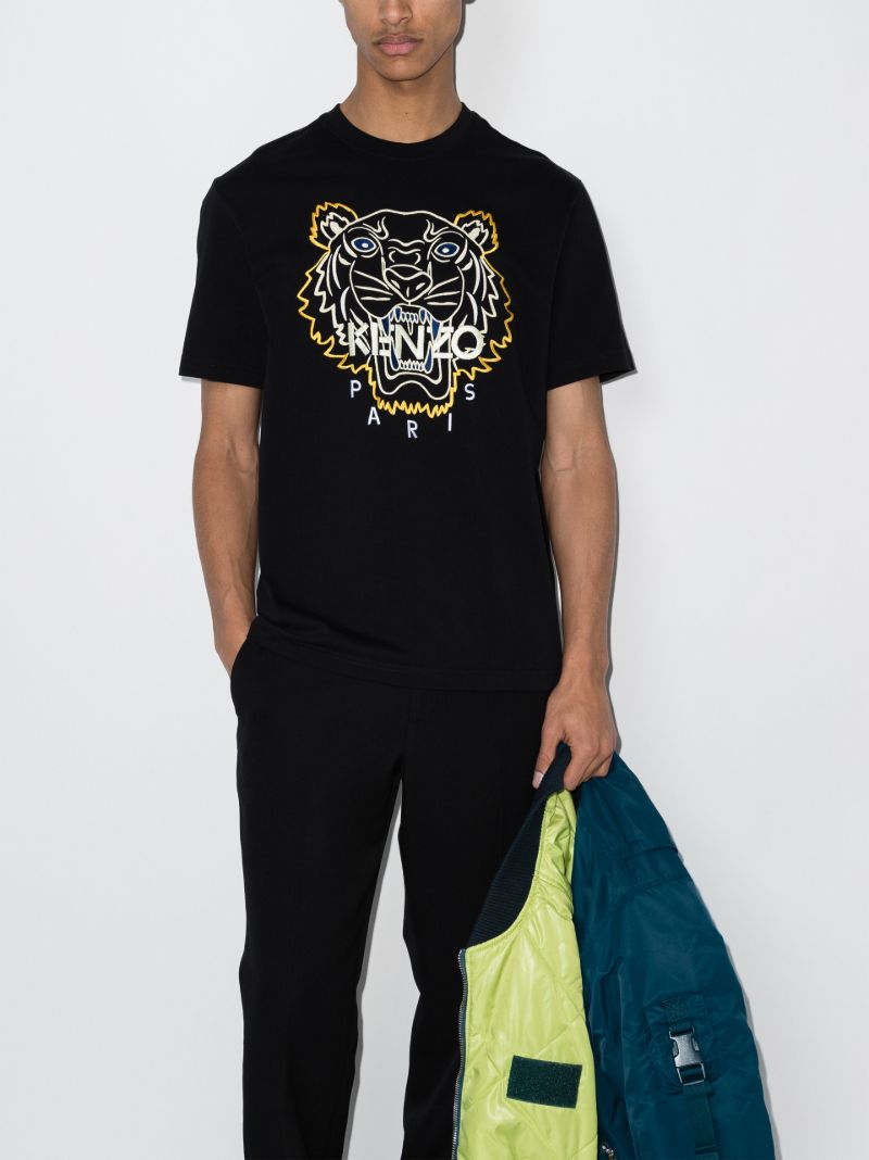 Tiger Logo Cotton T-shirt