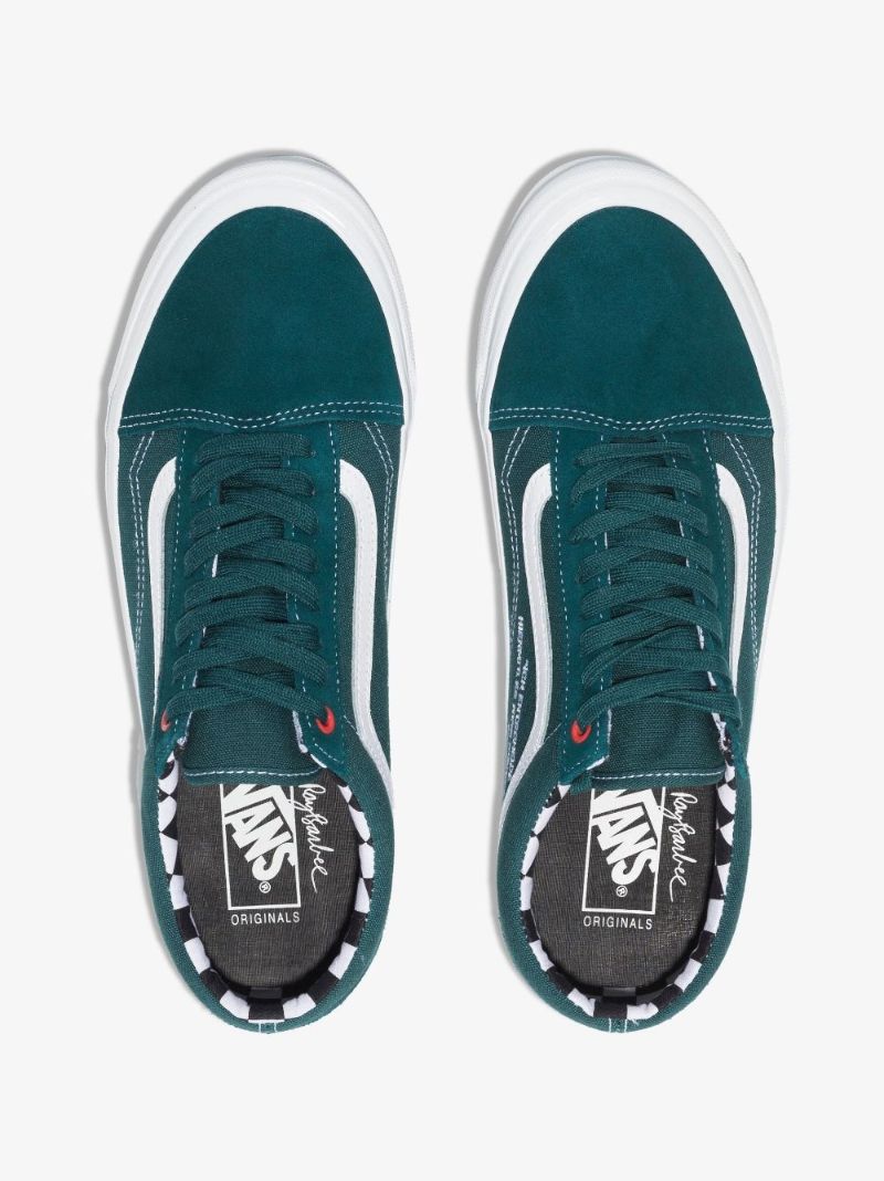 X Ray Barbee Blue Leica Og Old Skool Low Top Canvas Sneakers