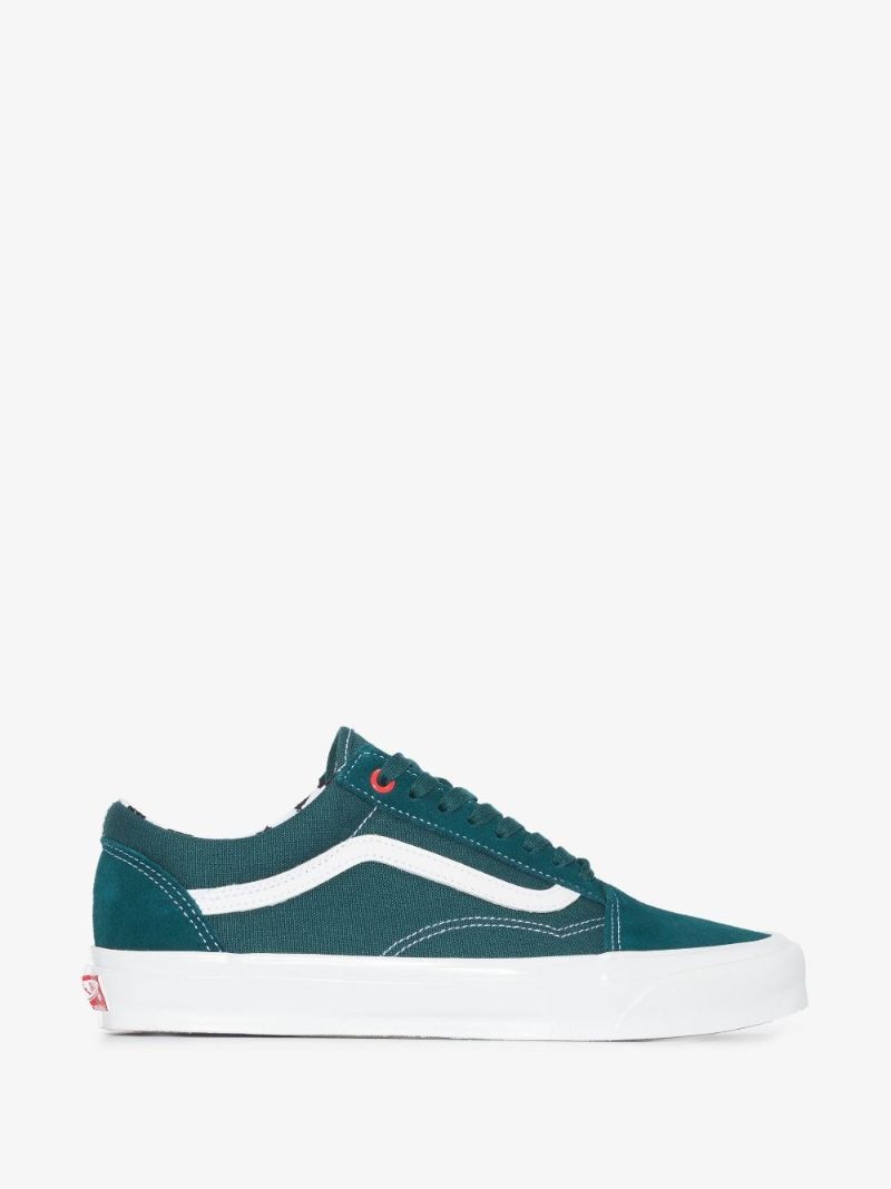 X Ray Barbee Blue Leica Og Old Skool Low Top Canvas Sneakers