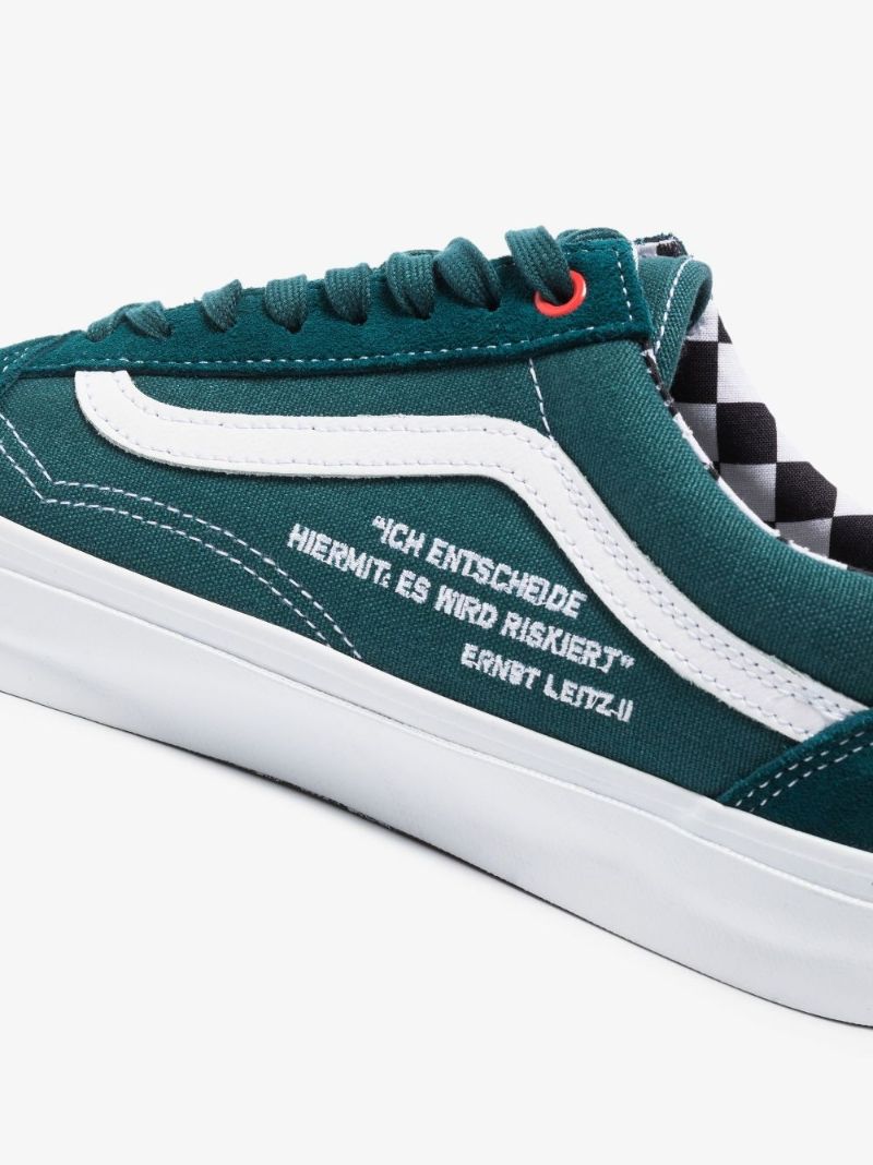 X Ray Barbee Blue Leica Og Old Skool Low Top Canvas Sneakers