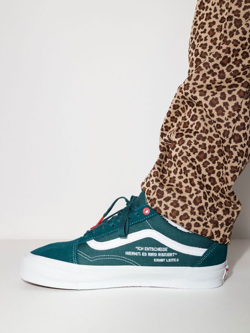 X Ray Barbee Blue Leica Og Old Skool Low Top Canvas Sneakers