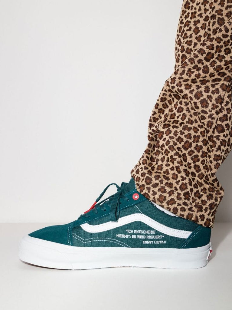 X Ray Barbee Blue Leica Og Old Skool Low Top Canvas Sneakers
