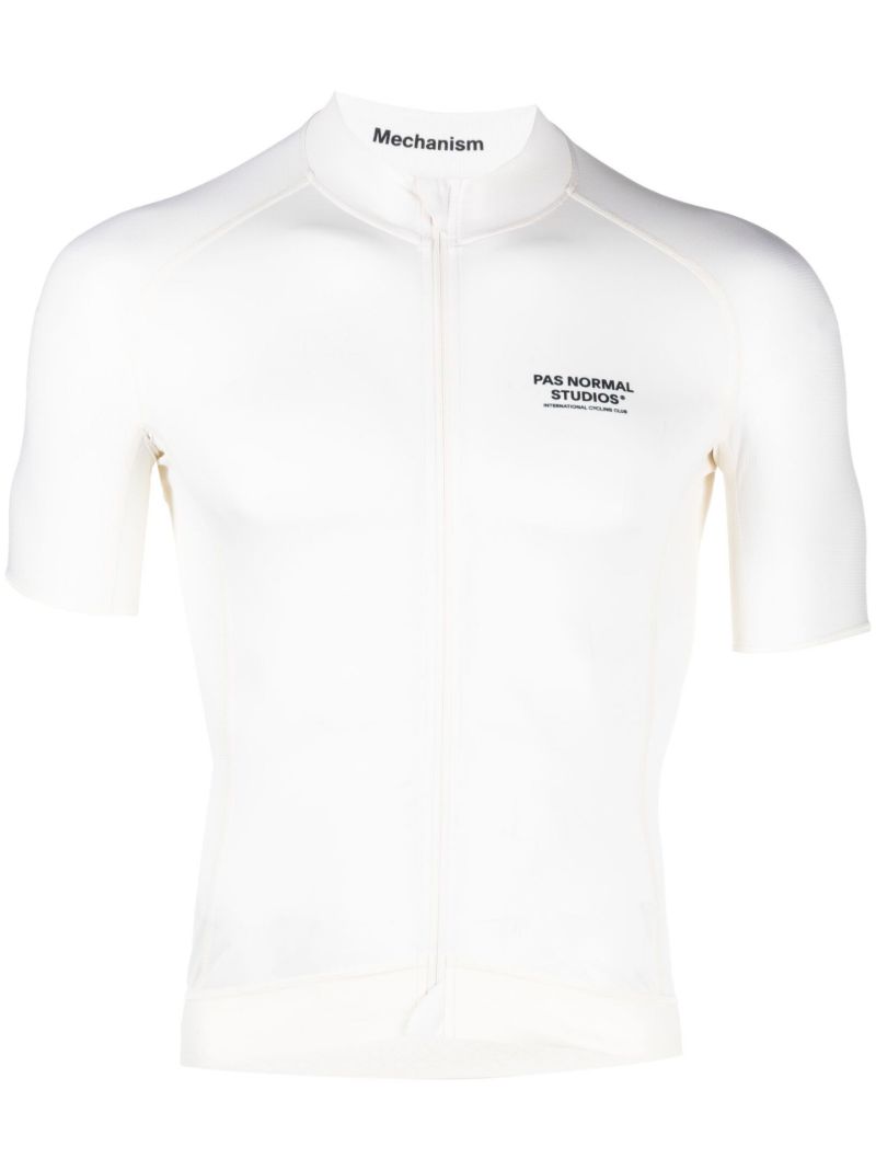 White Mechanism Cycling Jersey
