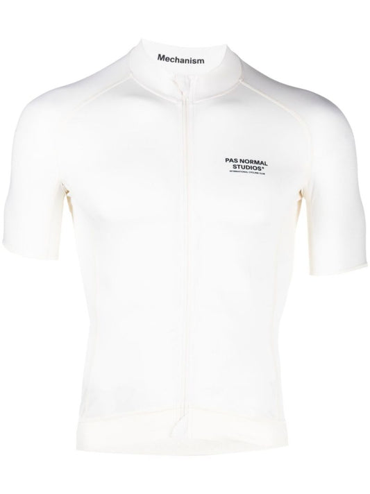 White Mechanism Cycling Jersey