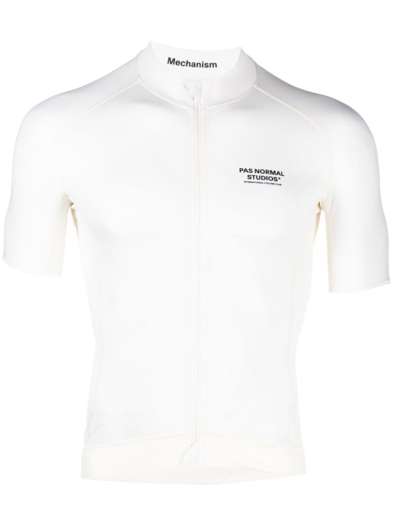 White Mechanism Cycling Jersey