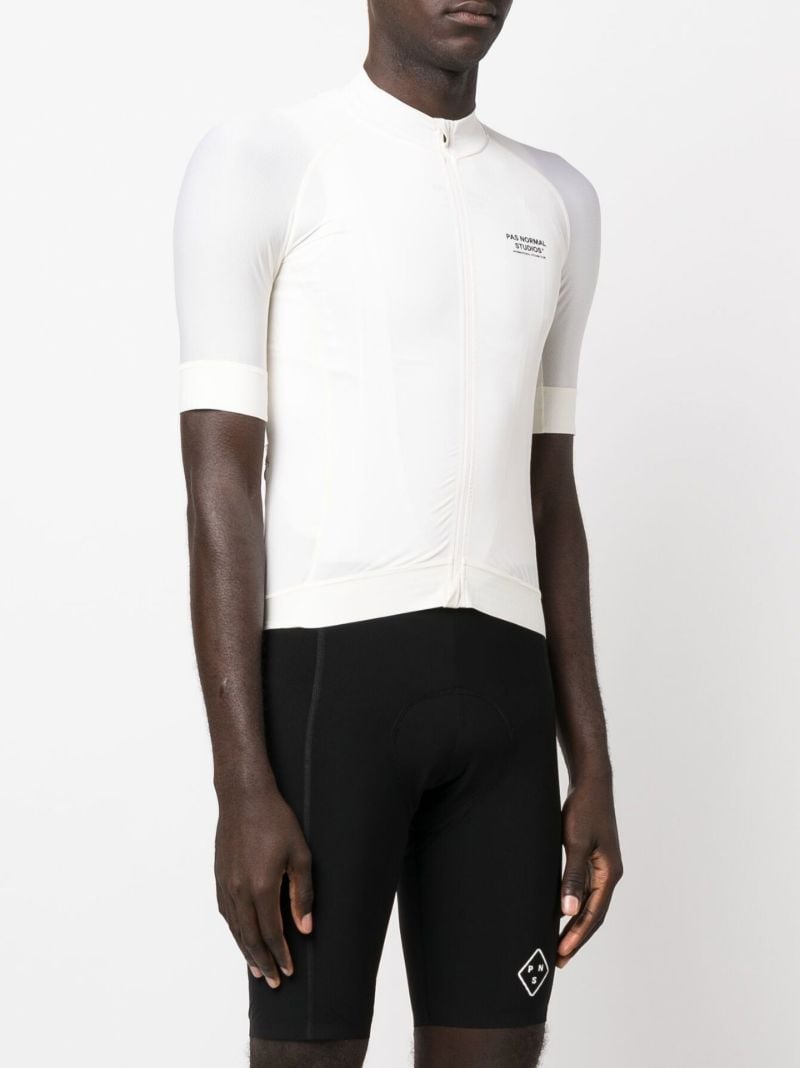 White Mechanism Cycling Jersey