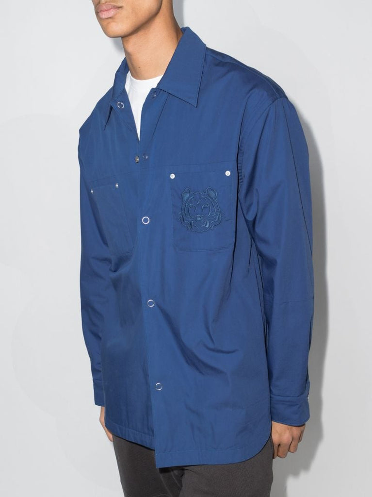 Tiger Logo Cotton Shirt