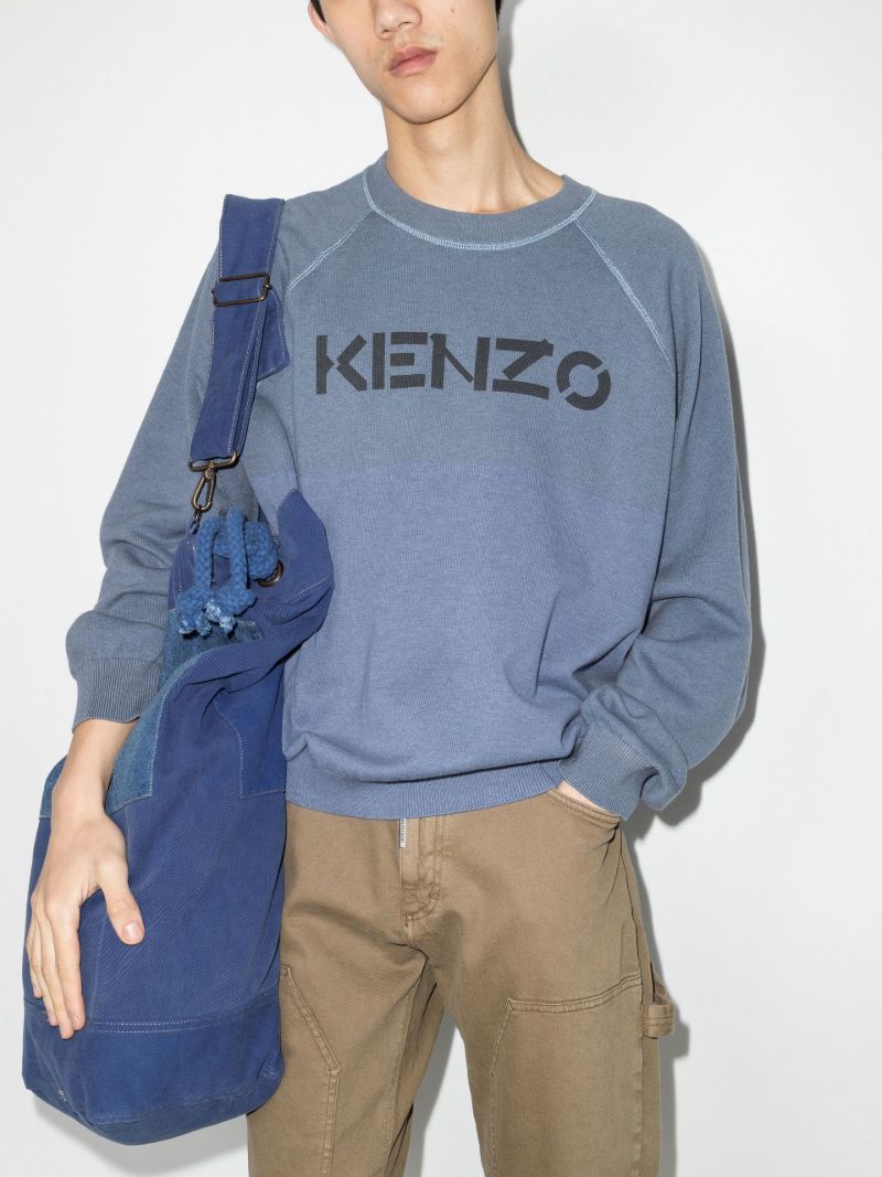 Logo Two Tone Sweatshirt