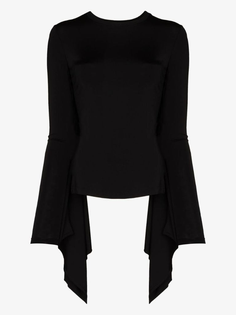Exaggerated Panel Long Sleeve Top