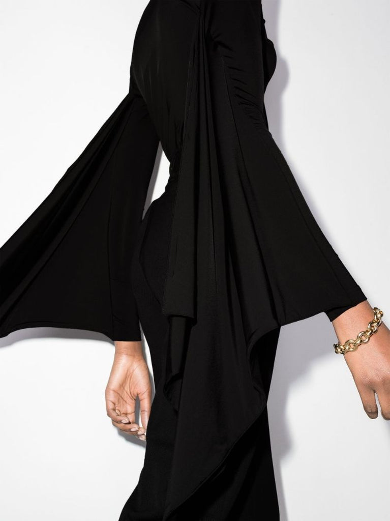 Exaggerated Panel Long Sleeve Top