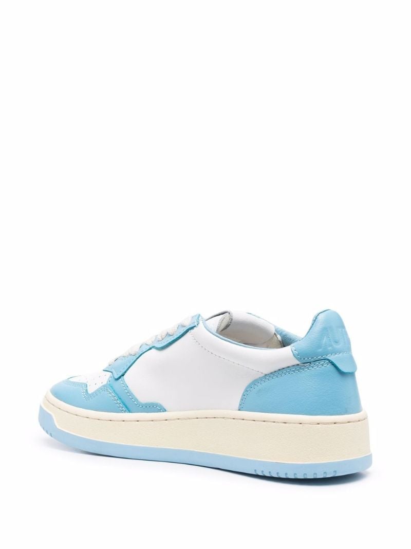 Blue Medalist Leather Sneakers
