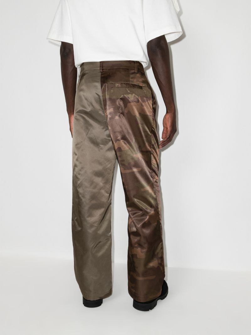 Camouflage Panelled Trousers