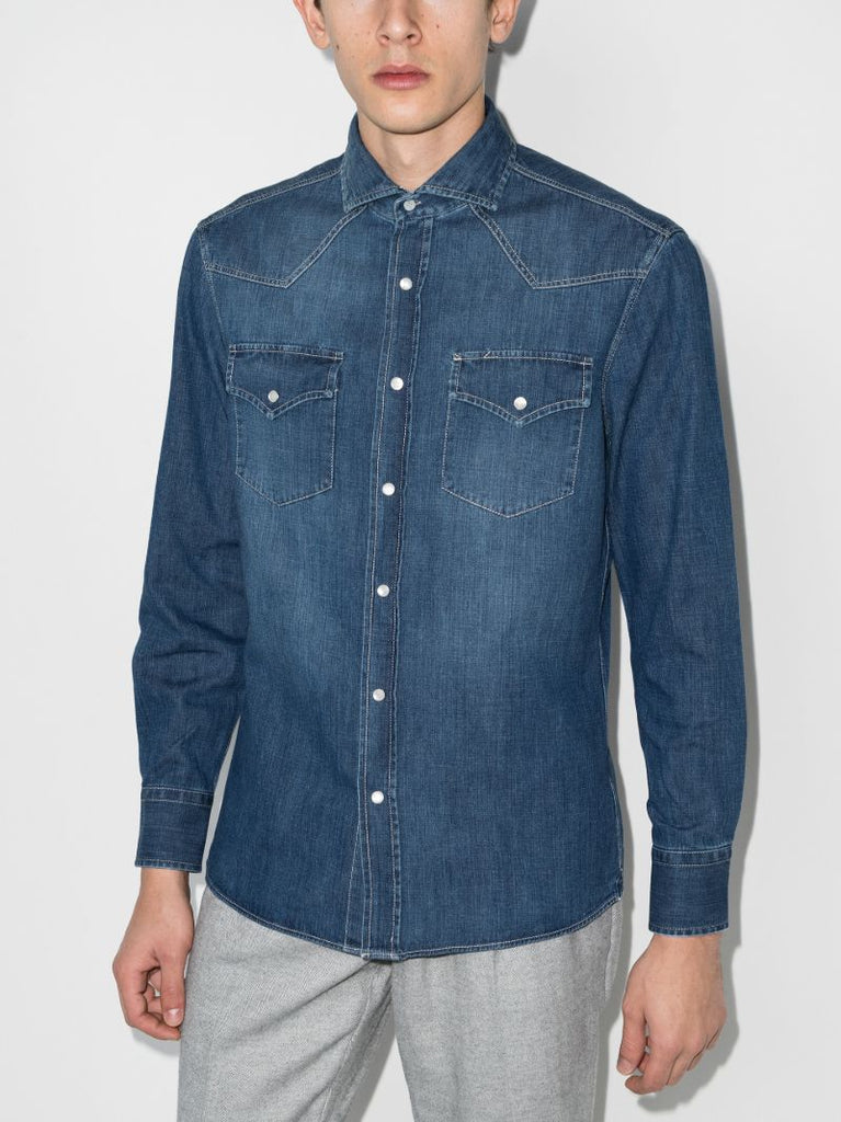 Button-down Denim Shirt
