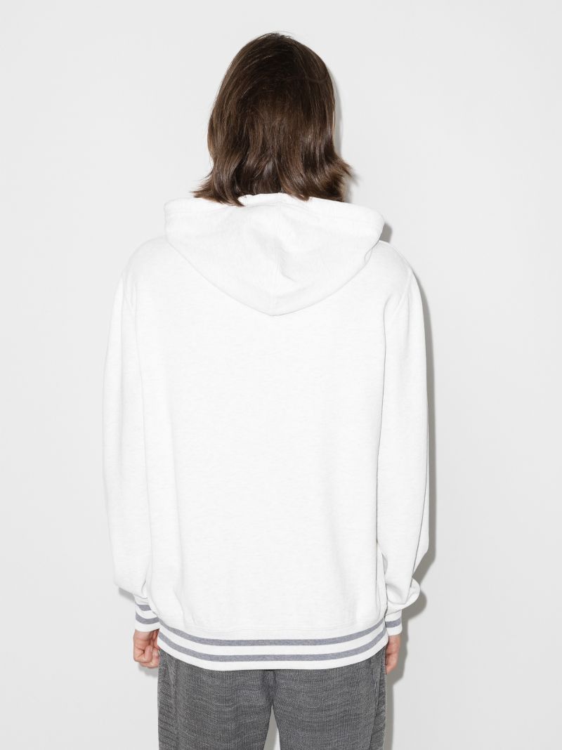 Embroidered Logo Cotton Hoodie