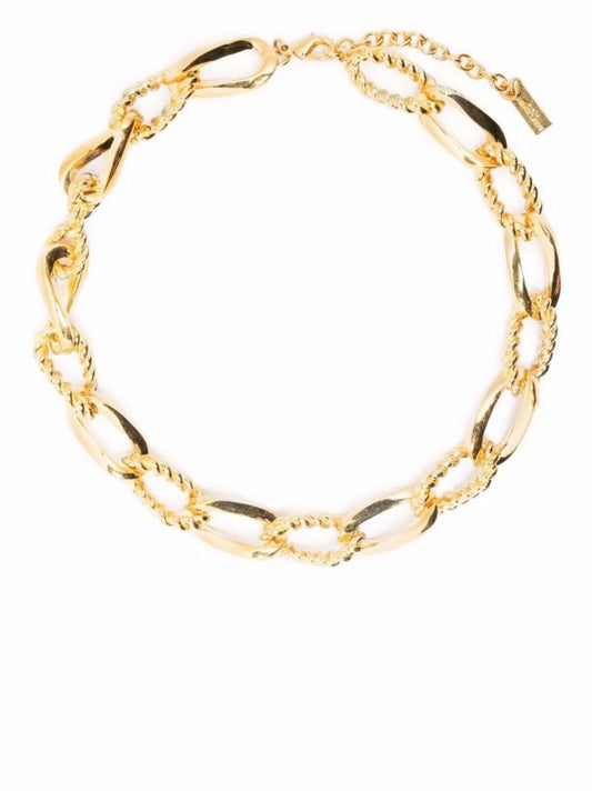 Gold-plated Chain-link Necklace