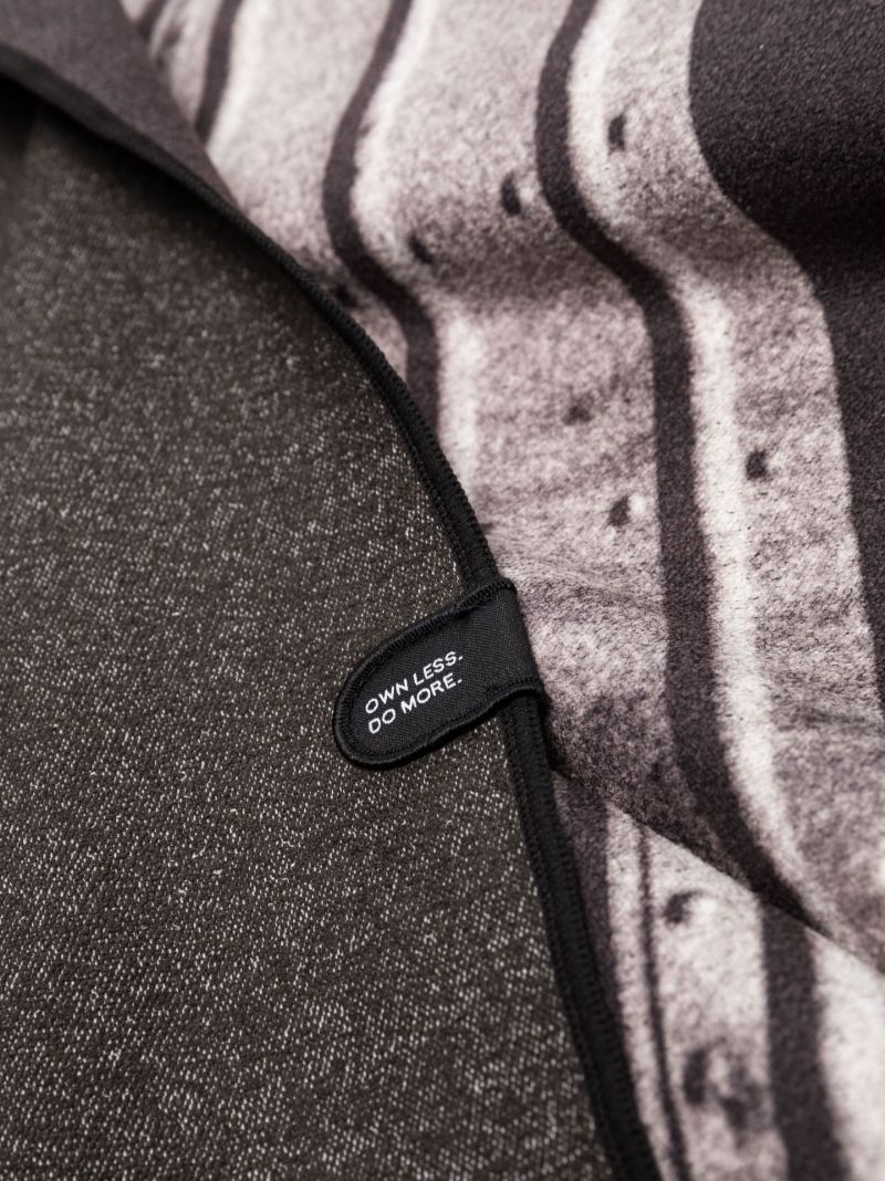 X Nomadix Black Car Print Towel