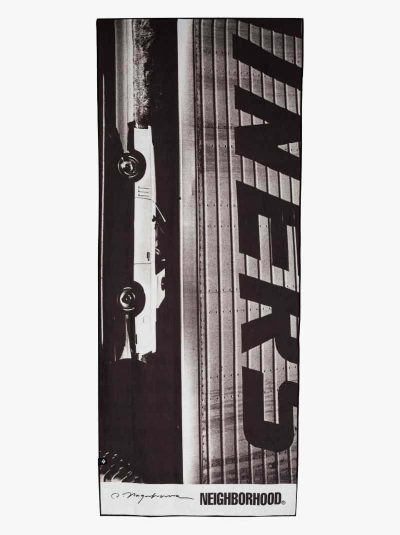 X Nomadix Black Car Print Towel