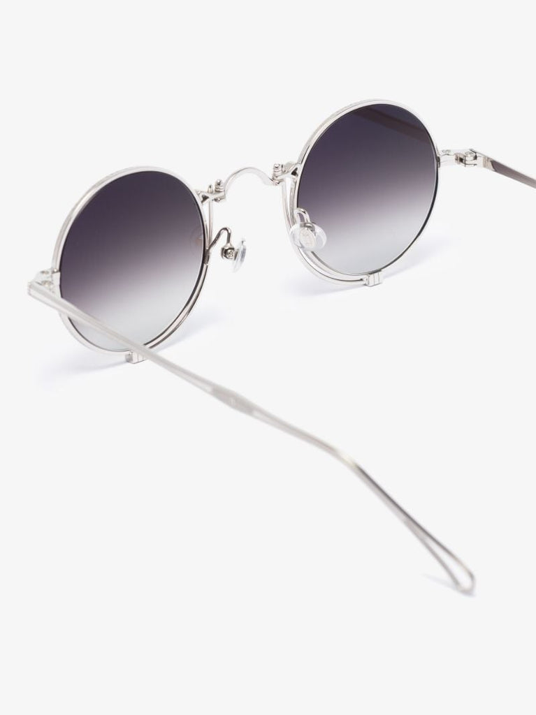 Silver Tone 10601h Round Sunglasses