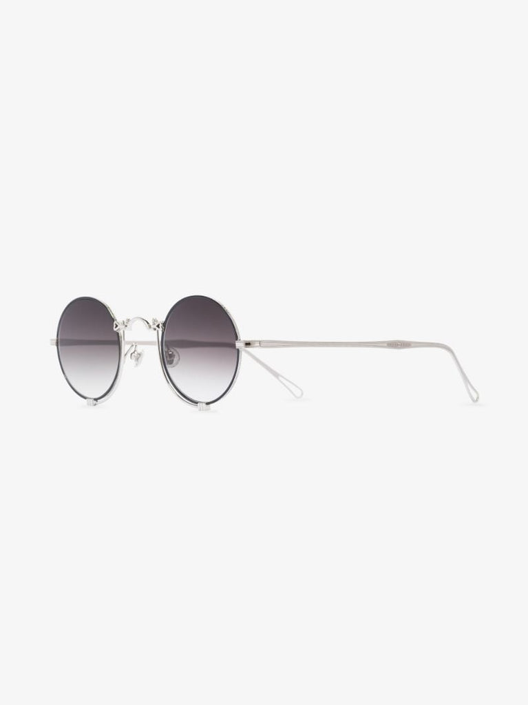 Silver Tone 10601h Round Sunglasses