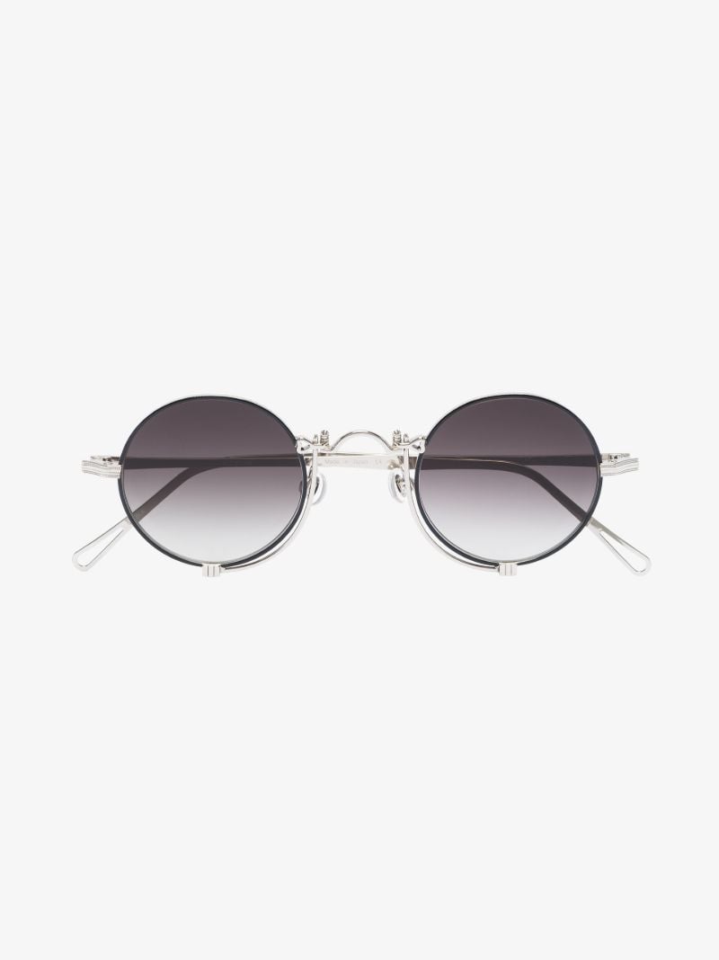 Silver Tone 10601h Round Sunglasses