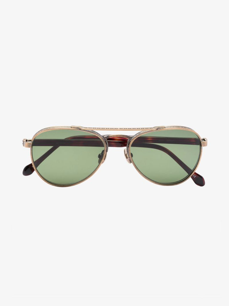 Brown M3116 Aviator-style Sunglasses