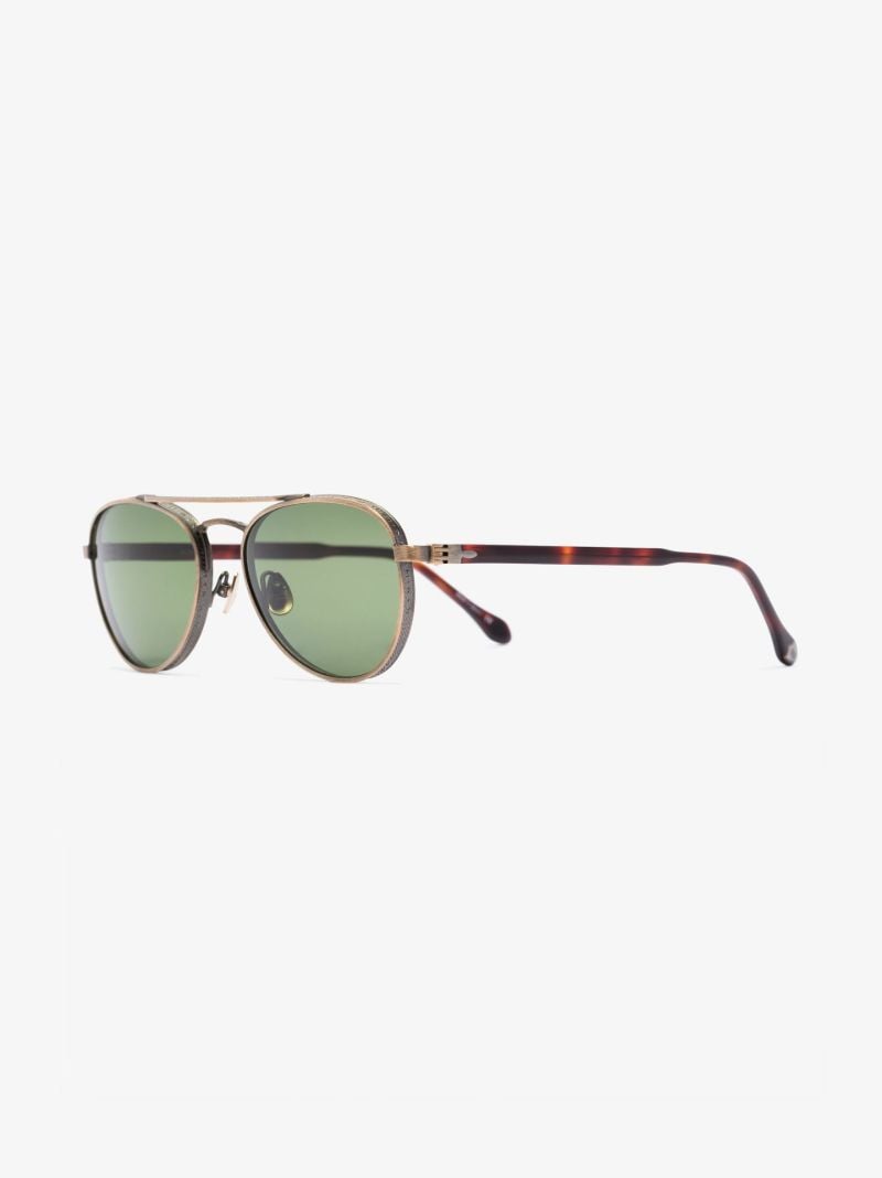 Brown M3116 Aviator-style Sunglasses