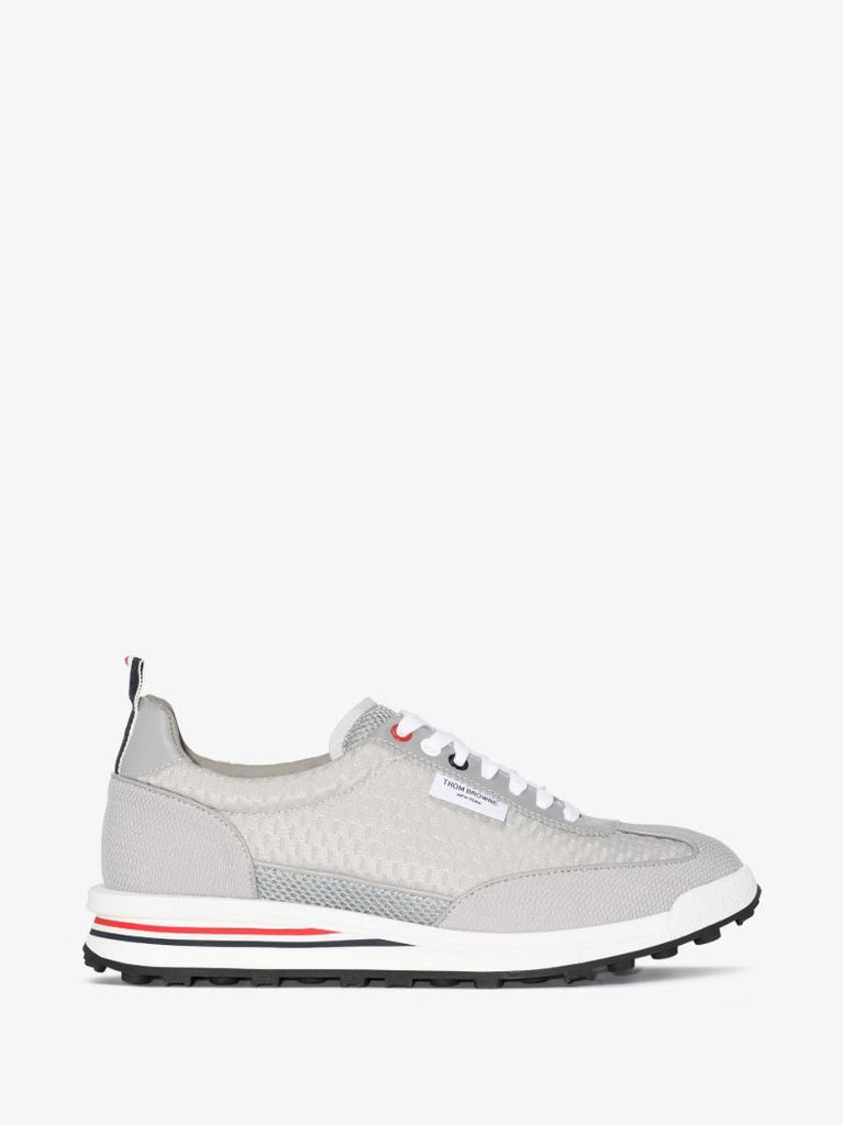 Grey Athletic Mesh Runner Sneakers
