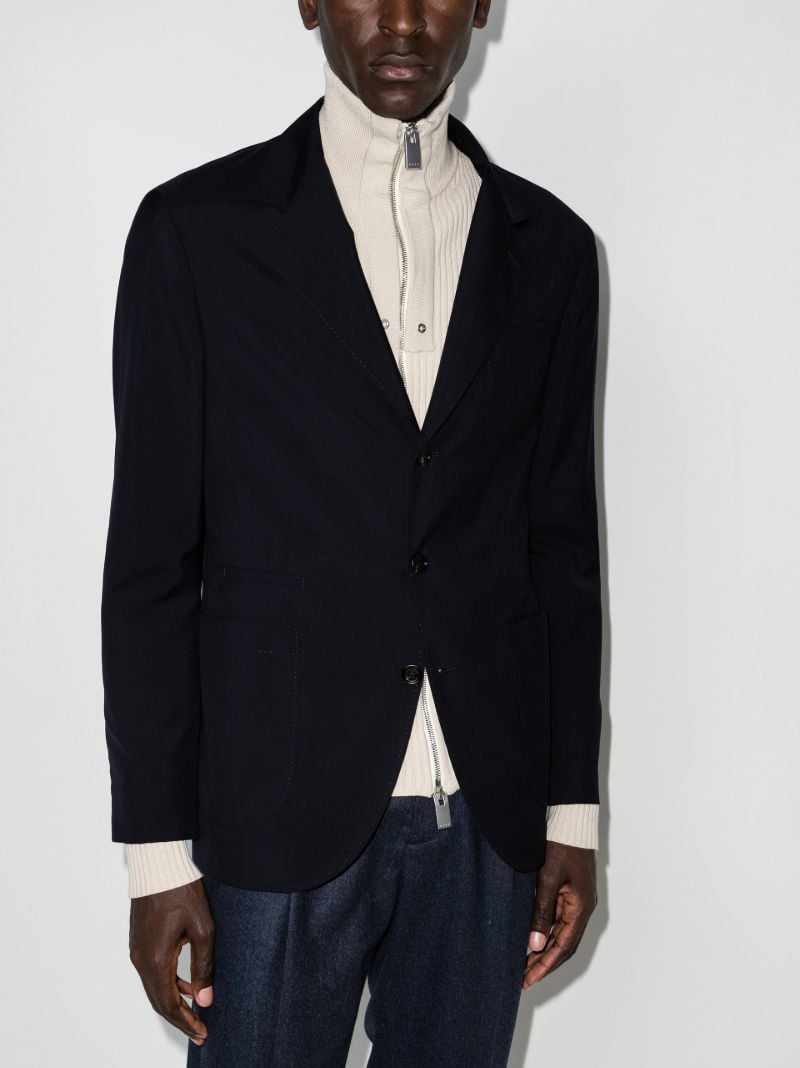 Single-breasted Virgin Wool Blazer