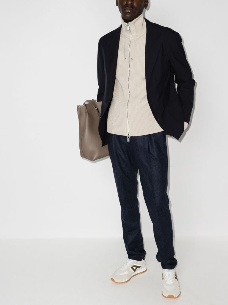 Single-breasted Virgin Wool Blazer