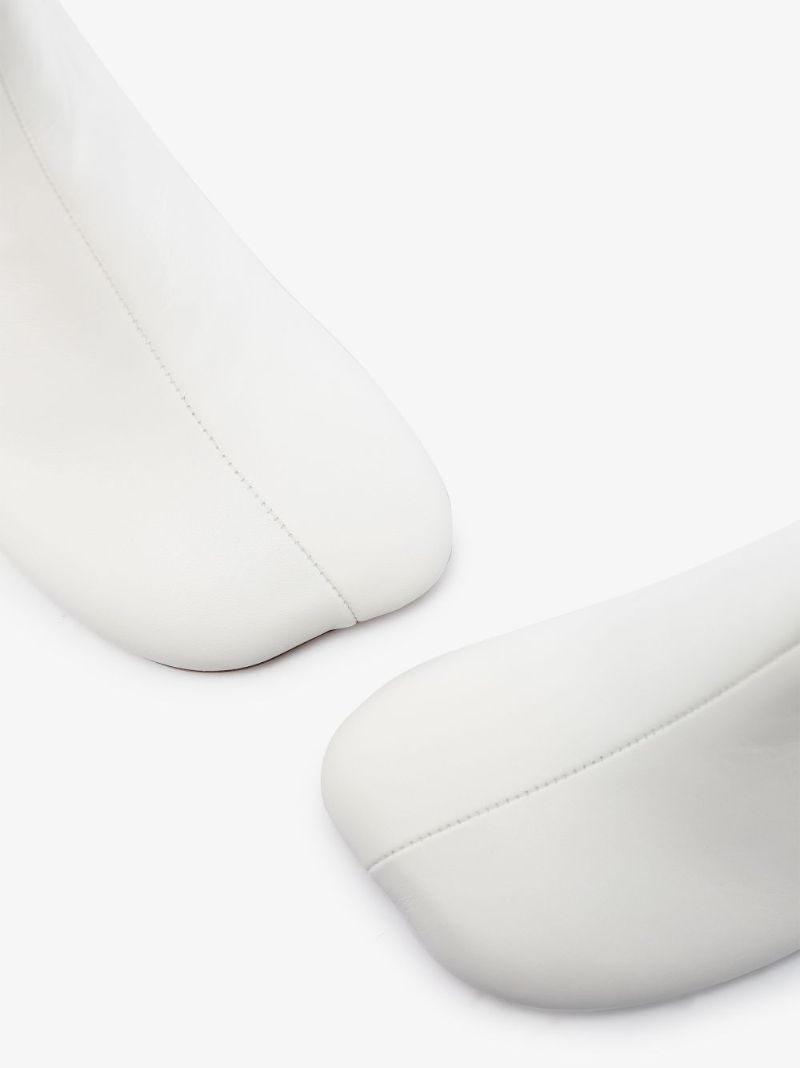 White Anatomic 70 Leather Ankle Boots