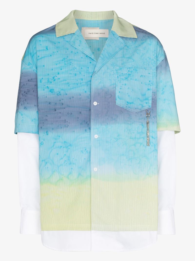 Sky Print Layered Shirt