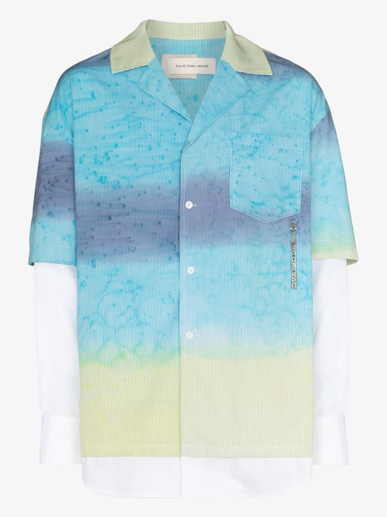 Sky Print Layered Shirt