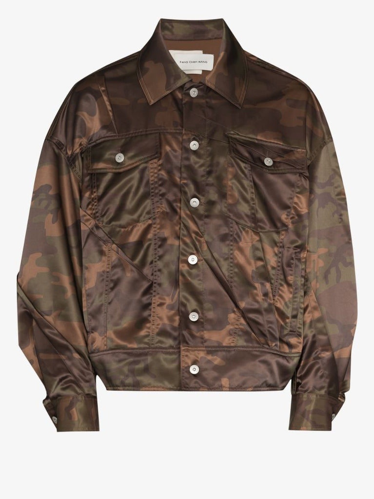 Camouflage Pleated Jacket