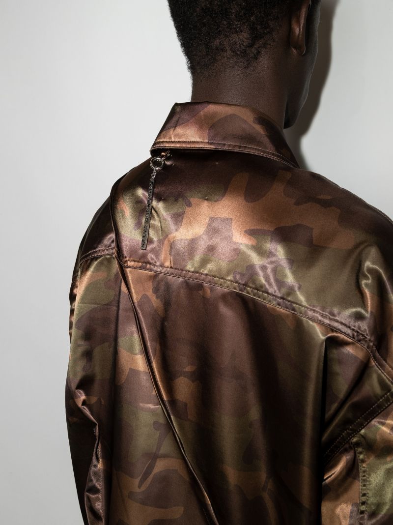 Camouflage Pleated Jacket