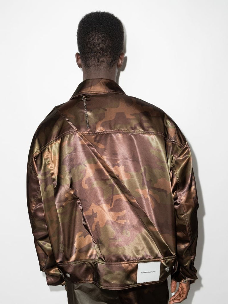 Camouflage Pleated Jacket