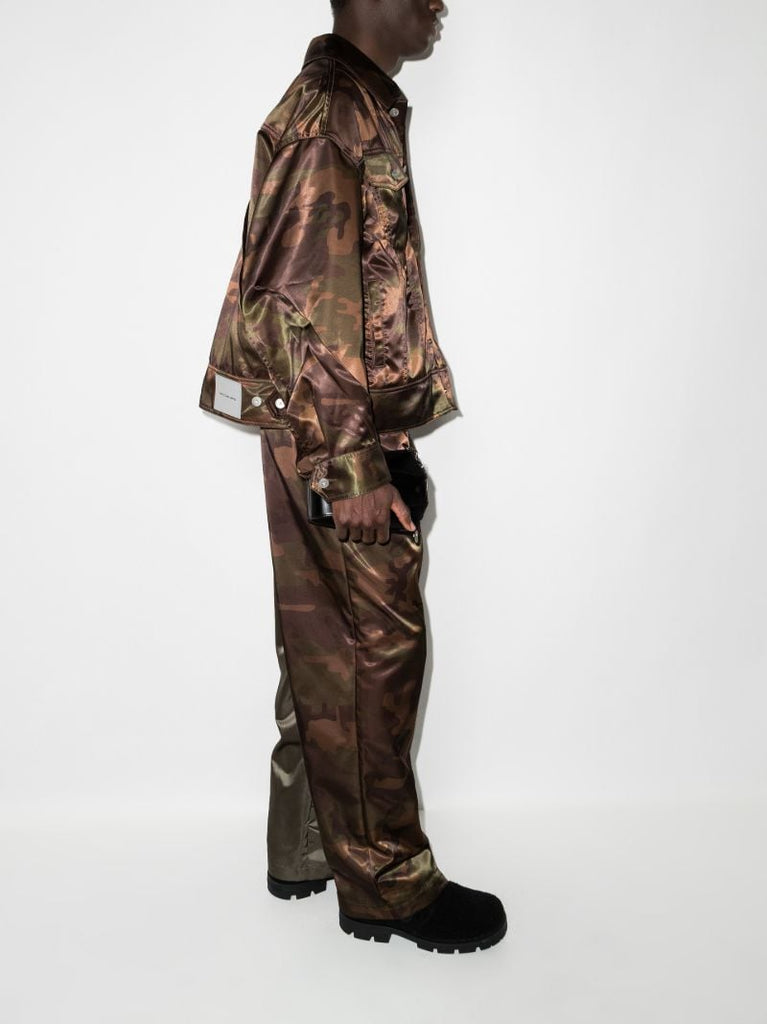 Camouflage Pleated Jacket