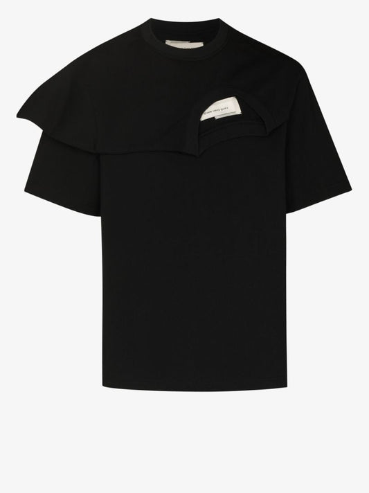 Double Collar Cotton T-shirt