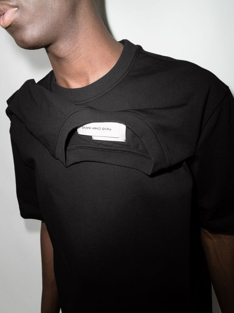 Double Collar Cotton T-shirt
