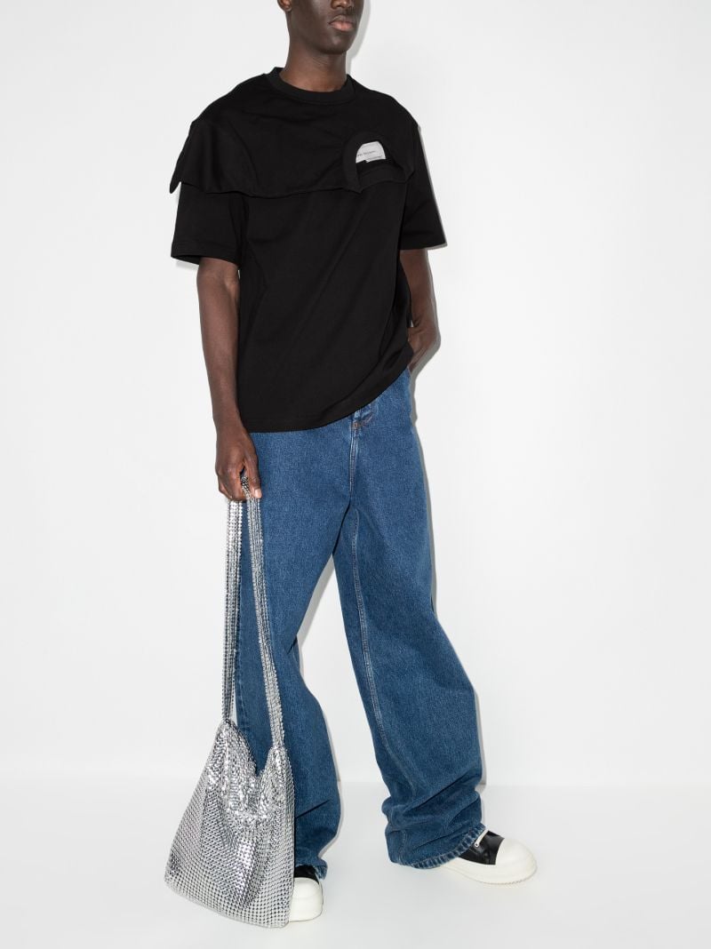 Double Collar Cotton T-shirt