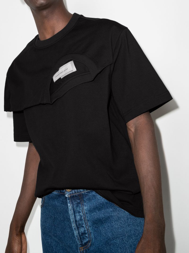 Double Collar Cotton T-shirt