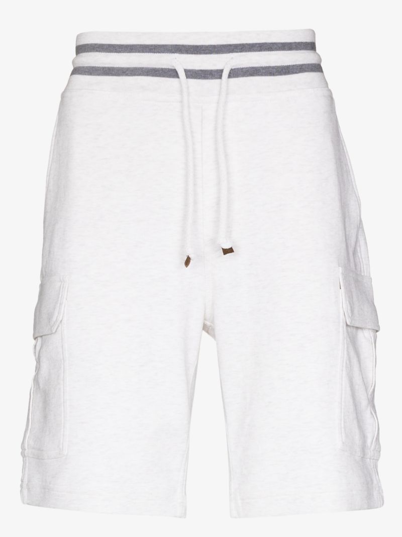 Cargo Cotton Track Shorts