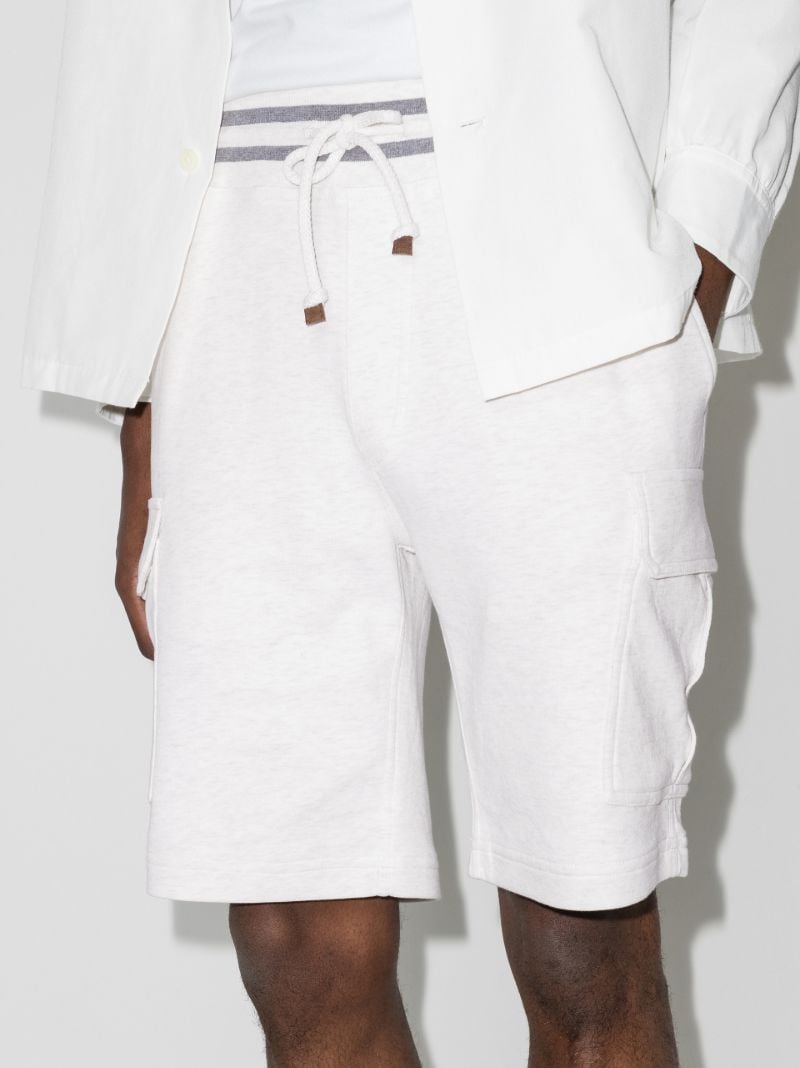 Cargo Cotton Track Shorts