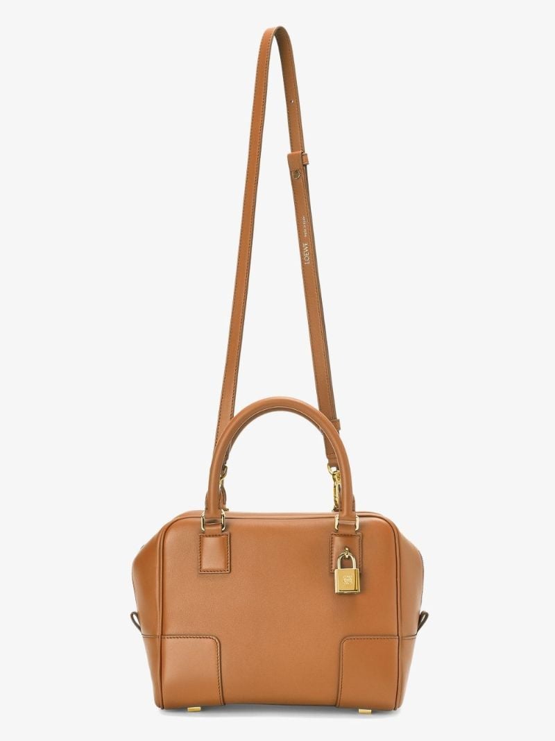 Brown Amazona 19 Small Leather Top Handle Bag