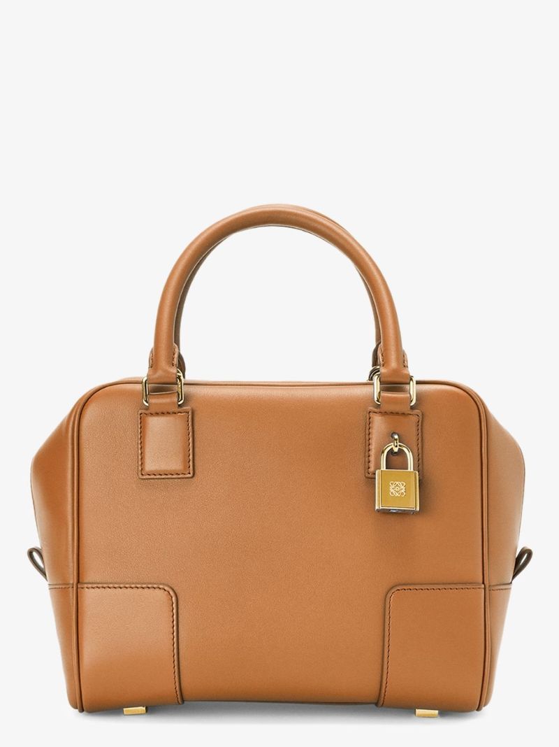 Brown Amazona 19 Small Leather Top Handle Bag