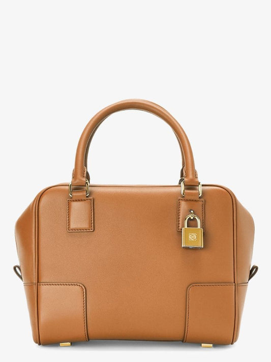 Brown Amazona 19 Small Leather Top Handle Bag